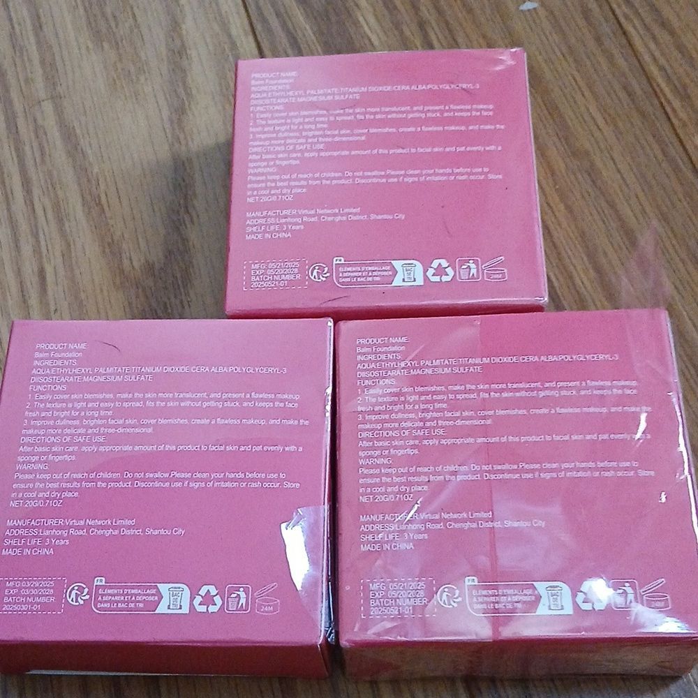 Peptide Bounce Balm Foundation Set of 3 Color is #02 exp 6/28 Factory Sealed T - Picture 2 of 5